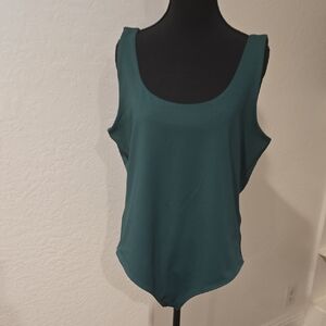 Women's Sleeveless Teal Top